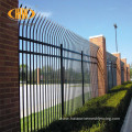 Decorative curved spear steel fencing wrought iron fences